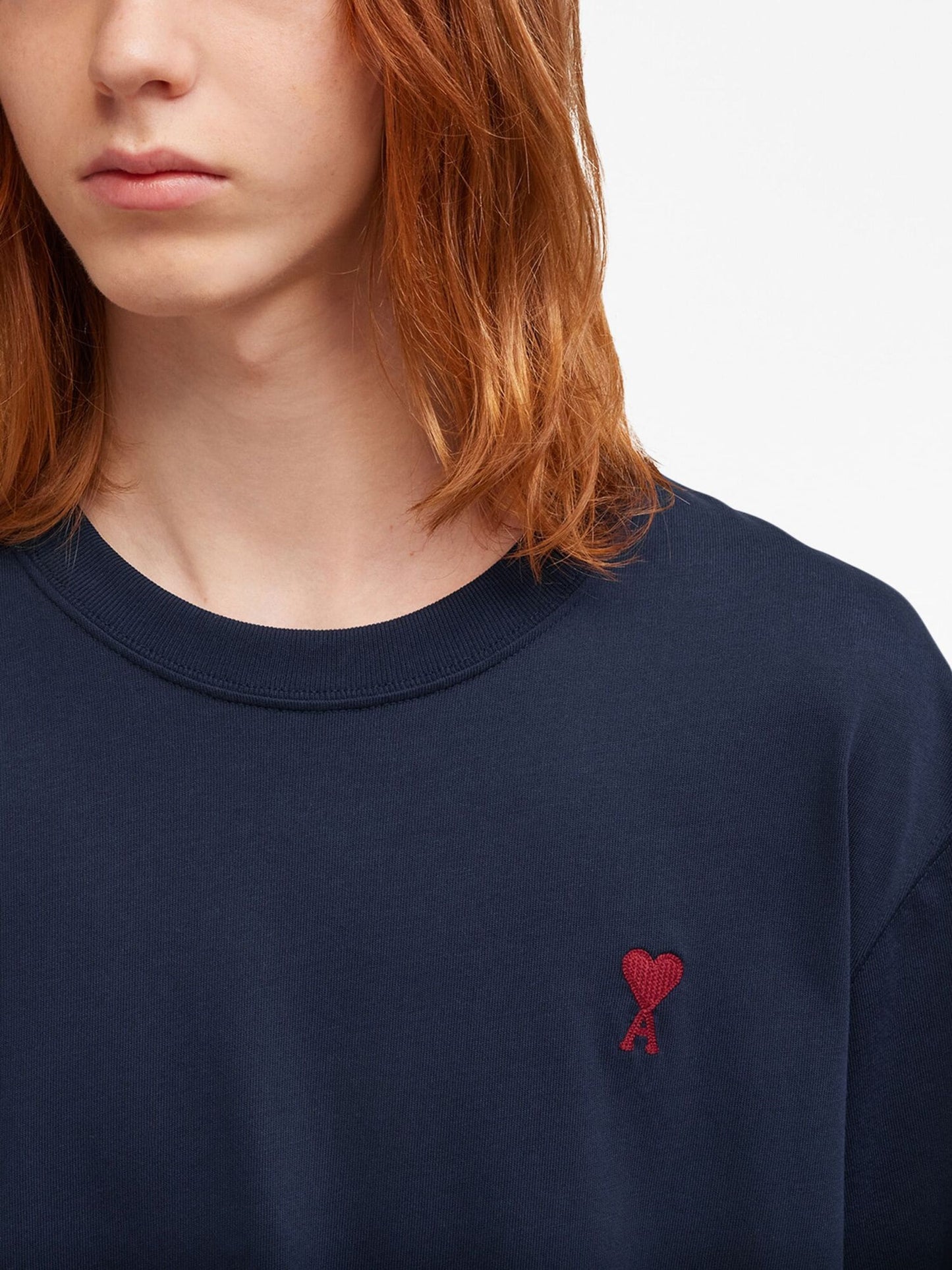 T-shirt with embroidered logo