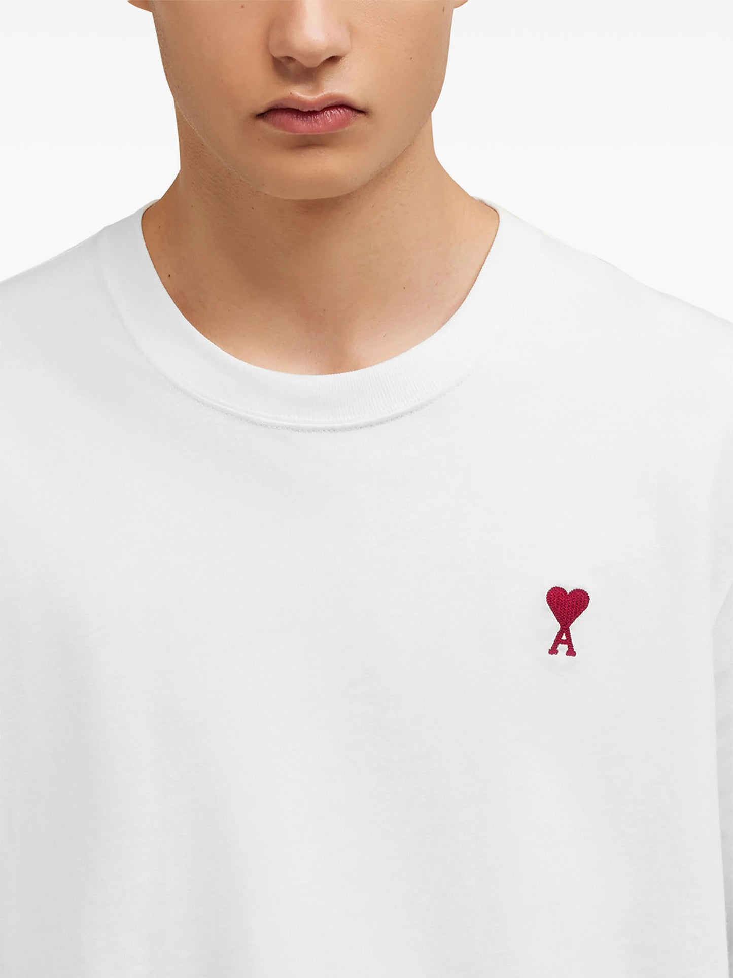 T-shirt with embroidered logo